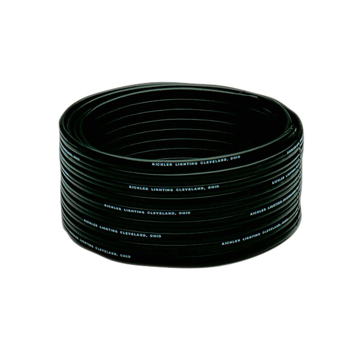 12 Gauge 100' Low Voltage Cable Black on a white background