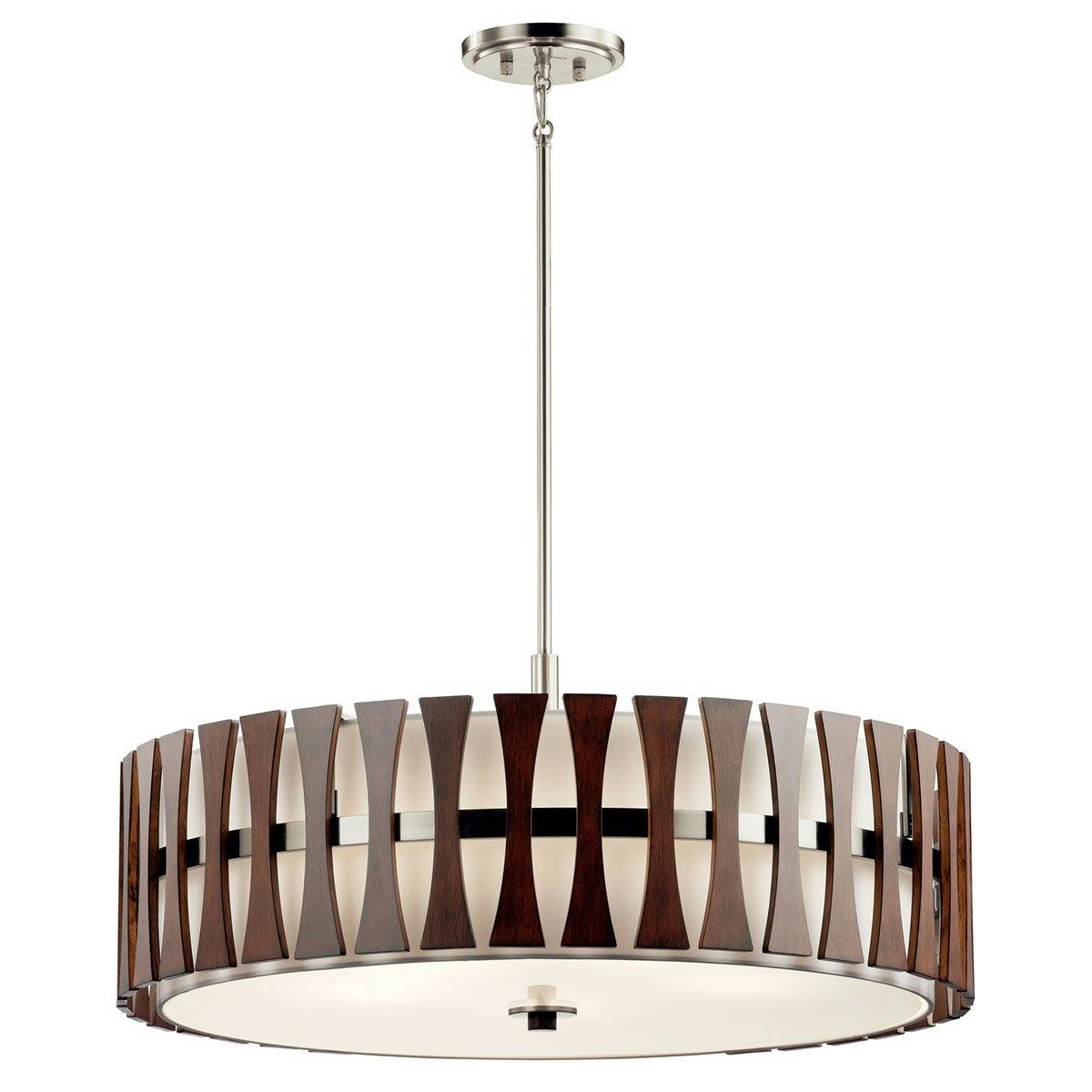 Cirus Convertible Pendant in Auburn Stain on a white background