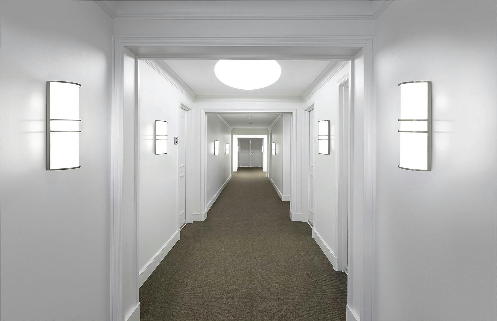 Hallway featuring 10765NILED 11315NILED