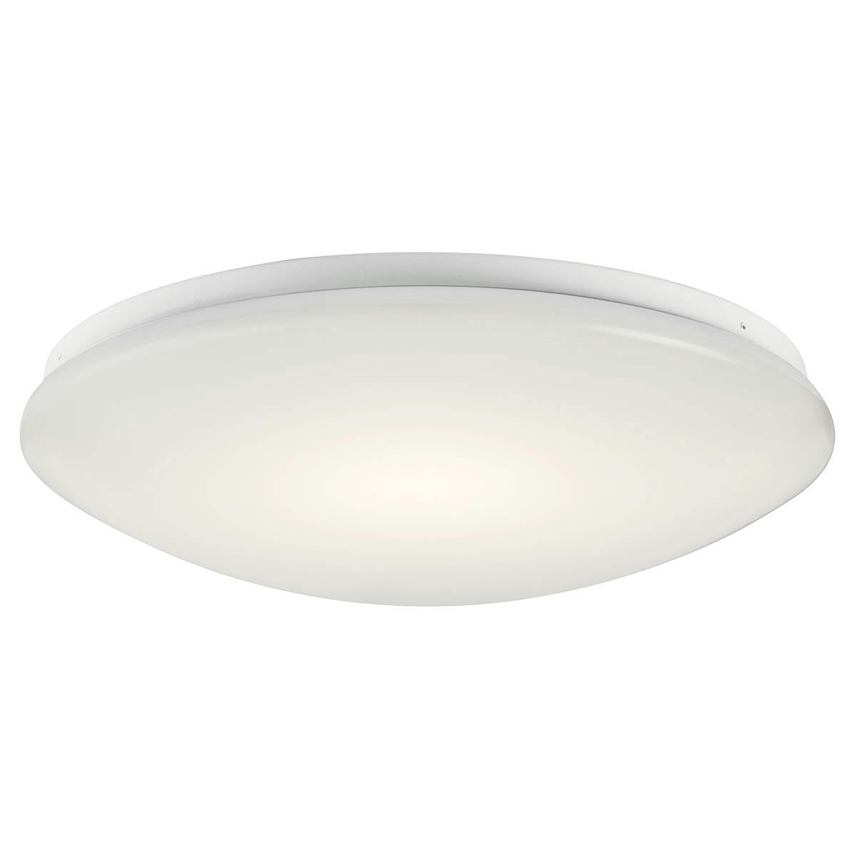 Ceiling Space 16" LED Flush Mount White on a white background