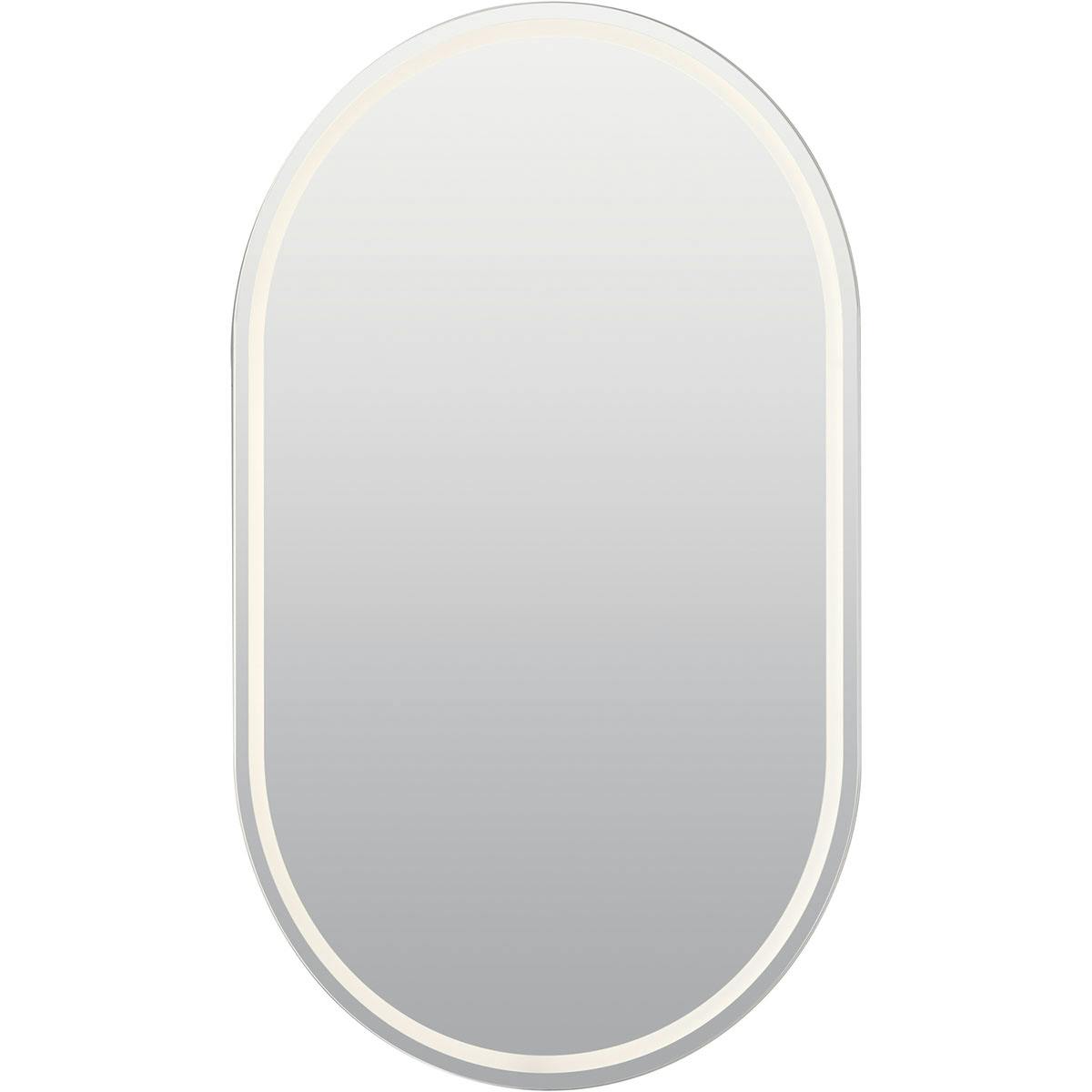 Front view of the Menillo 38.5" LED Vanity Mirror on a white background