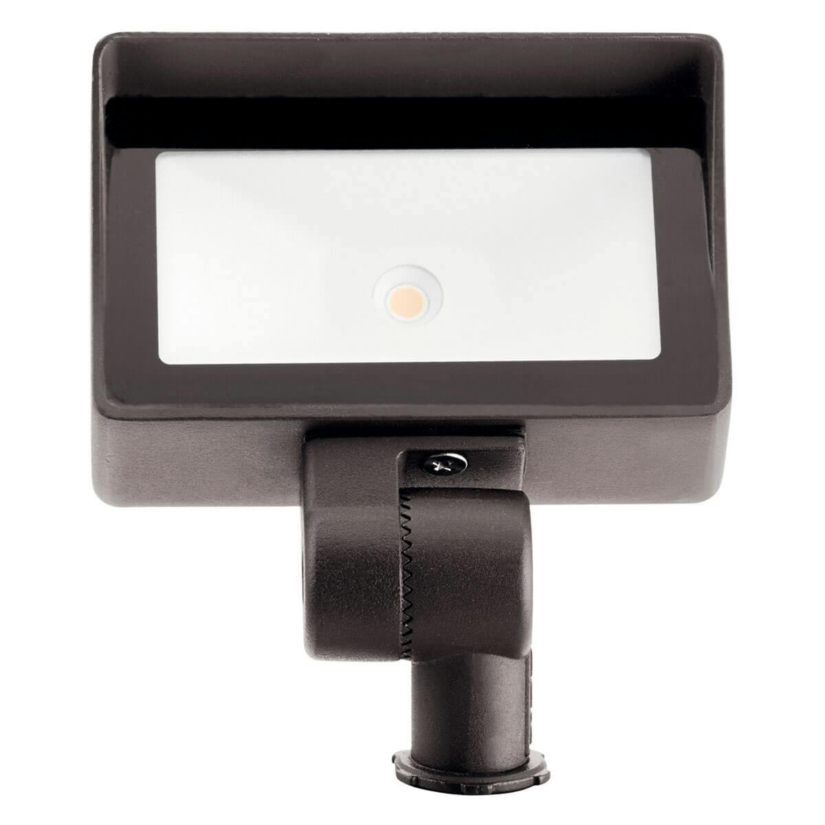 Front view of the VLO 3000K LED Mini Wall Wash Bronze on a white background