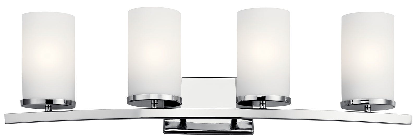 Crosby 31" Vanity Light in Chrome on a white background