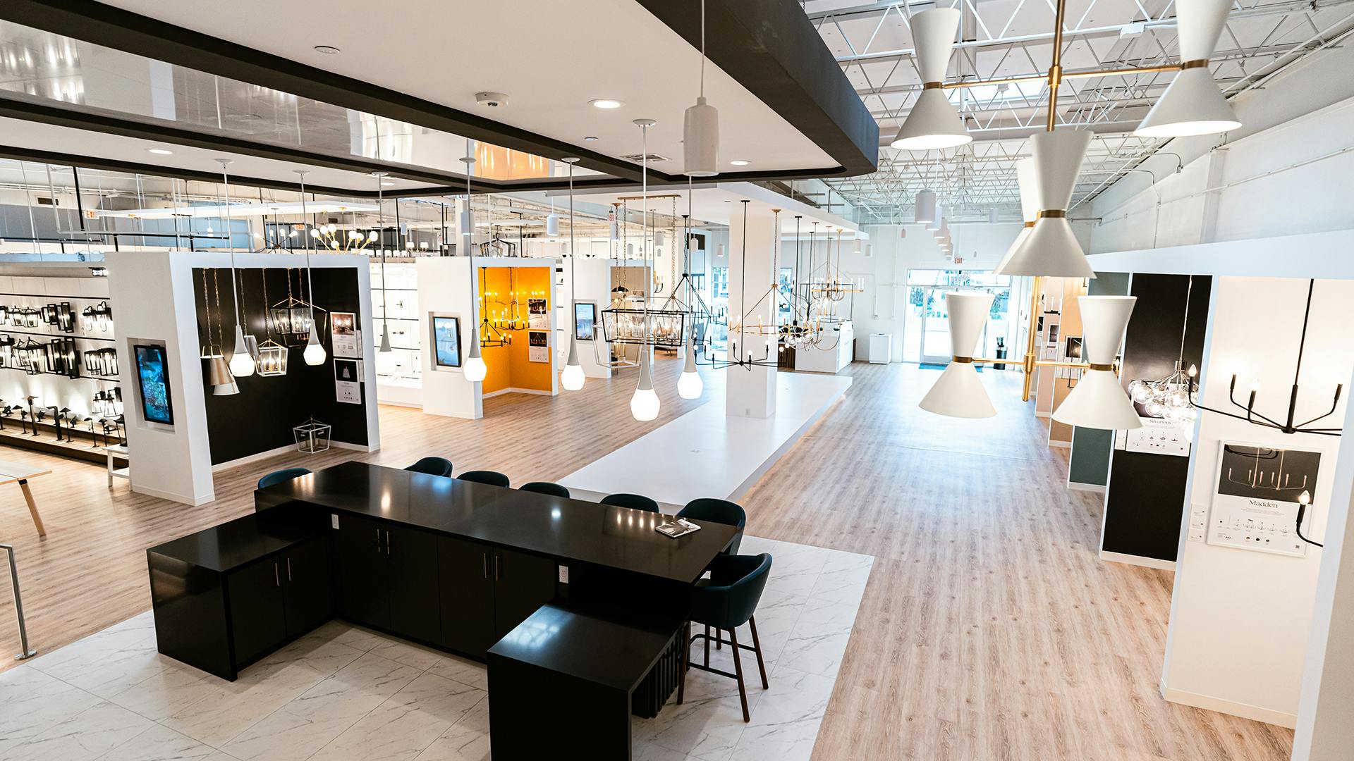 Interior shot of the Kichler Experience Center.