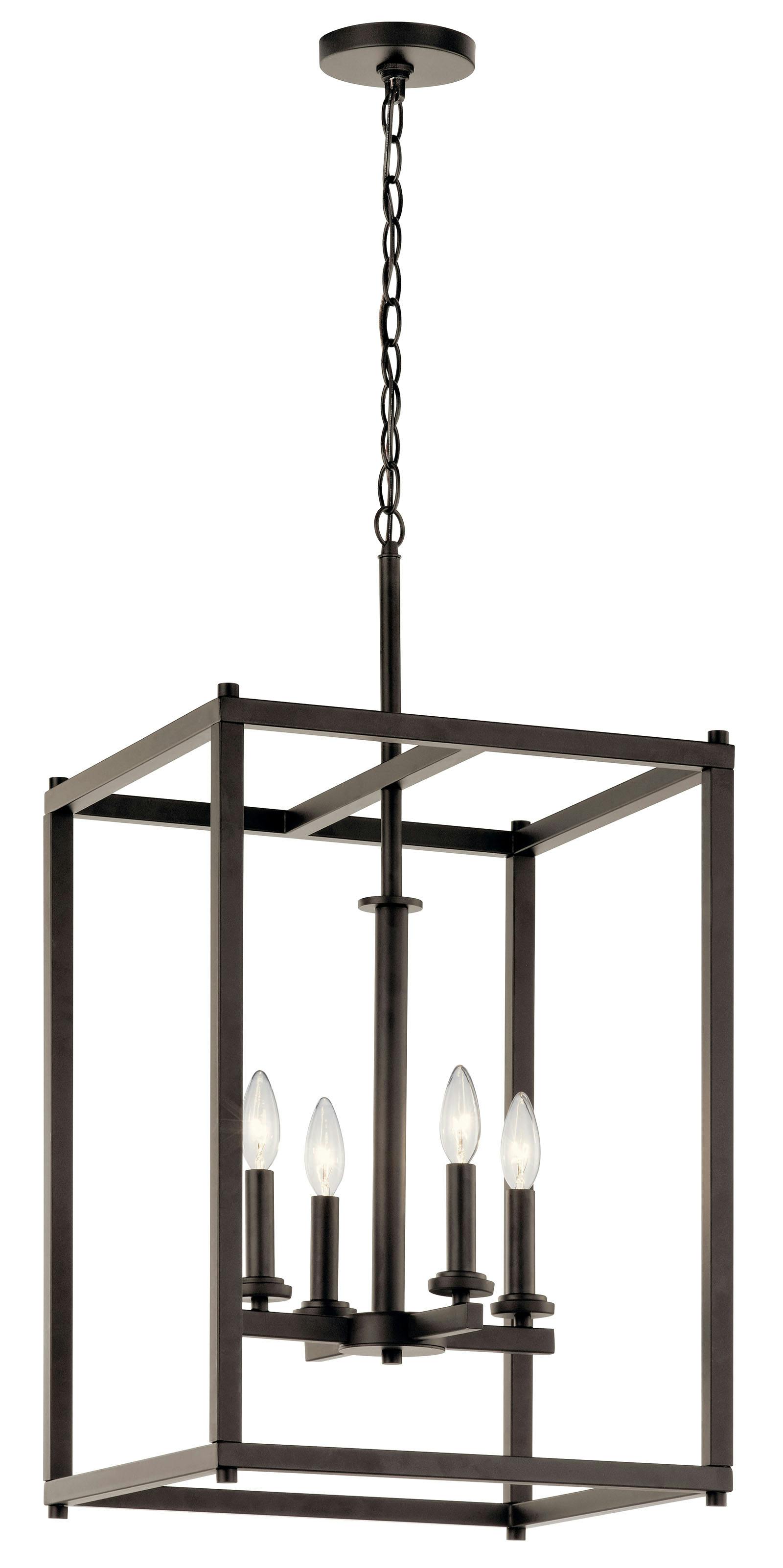 Crosby 31" 4 Light Pendant Olde Bronze on a white background