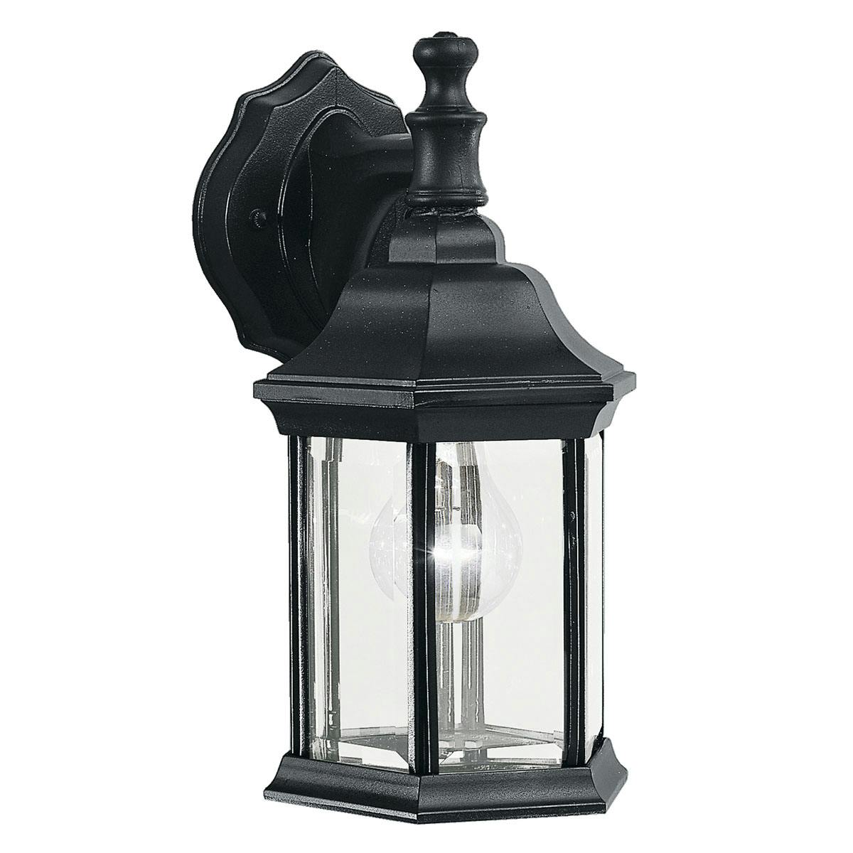 Chesapeake 11.75" Wall Light in Black on a white background