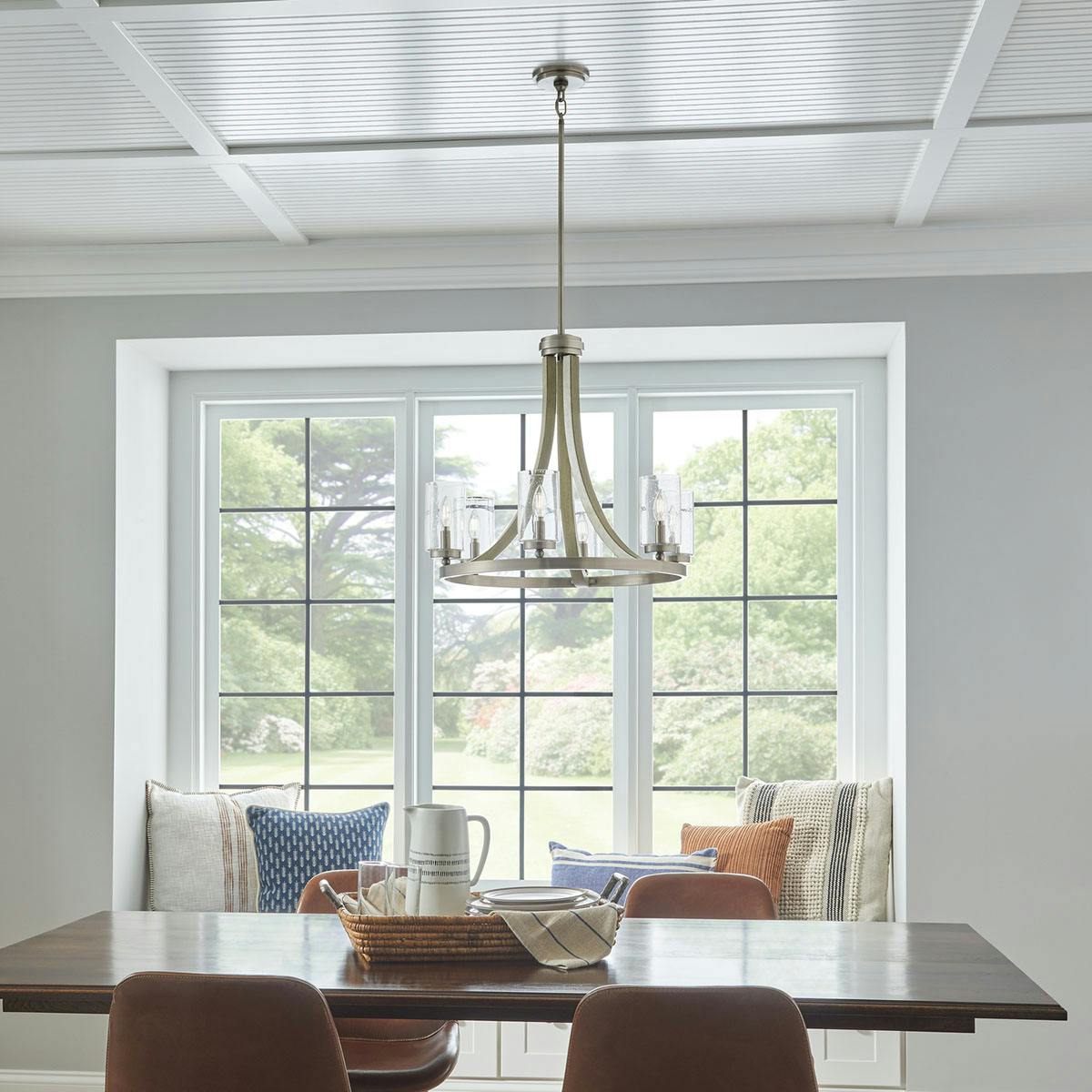 Day time dining room image featuring GrandBank chandelier 43193DAG