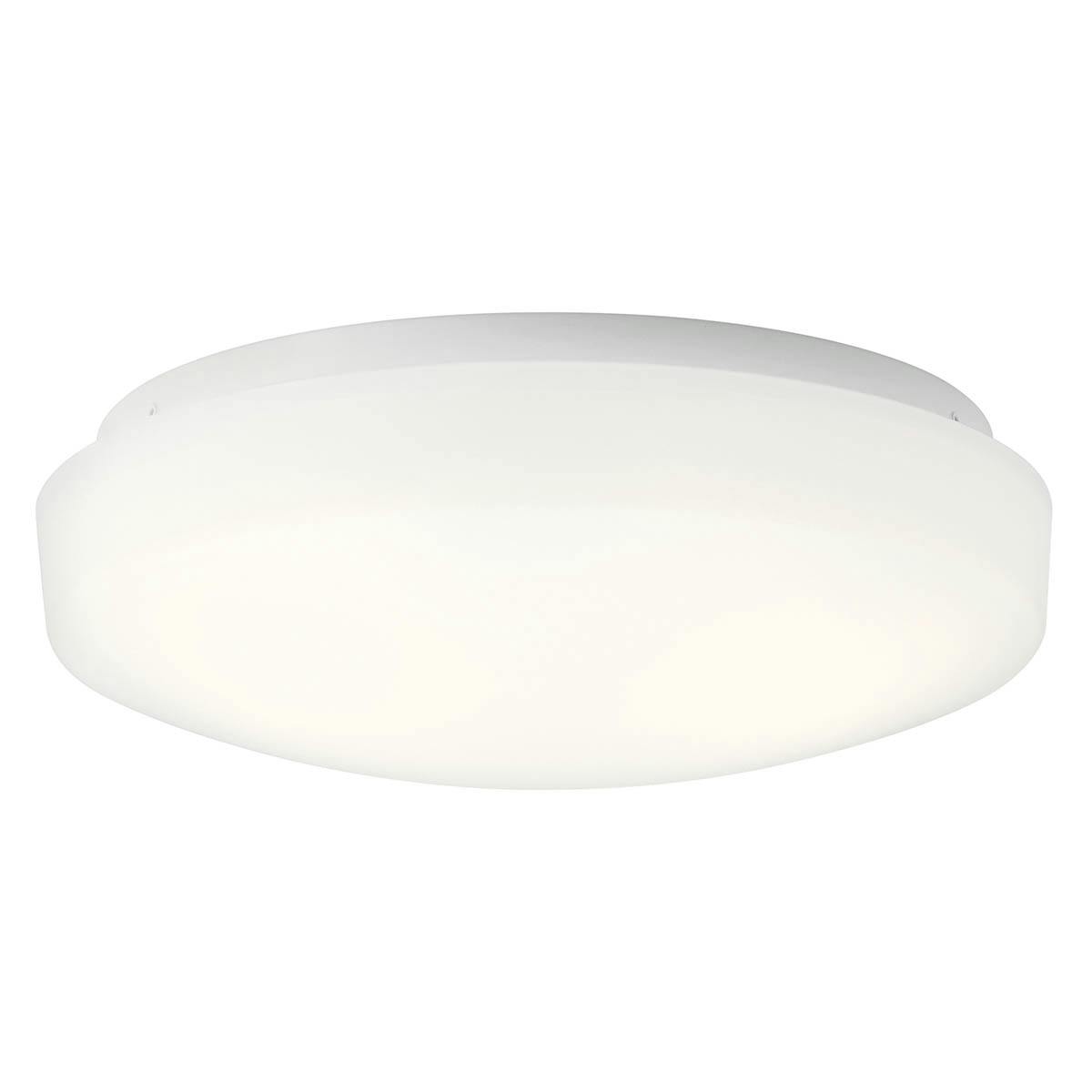 Ceiling Space 11" LED Flush Mount White on a white background