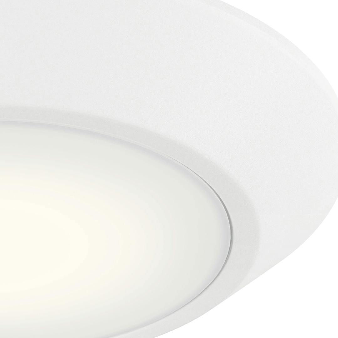 Close up view of the Horizon Select LED Downlight White on a white background