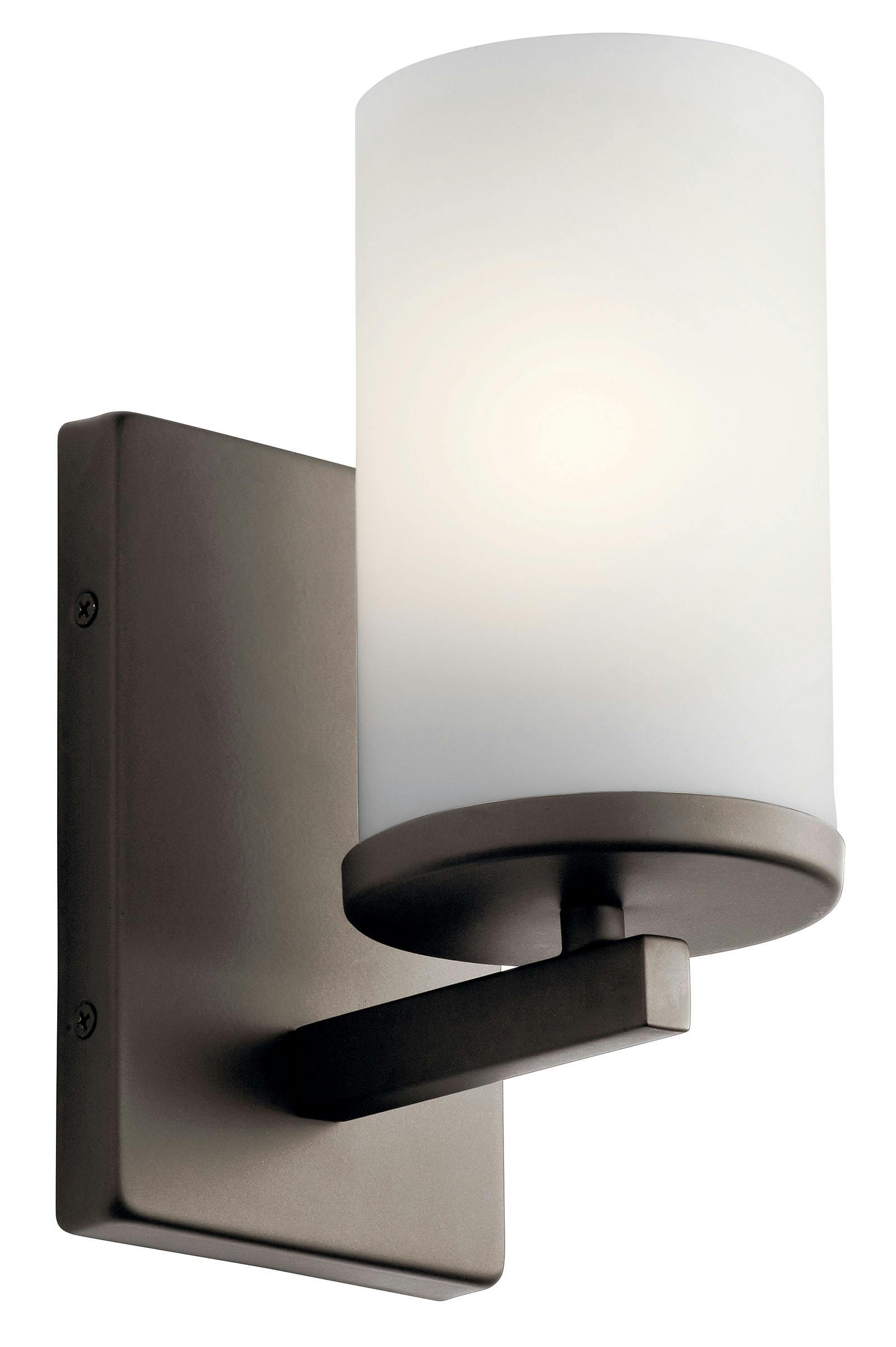 Crosby 9.25" 1 Light Sconce  Olde Bronze on a white background