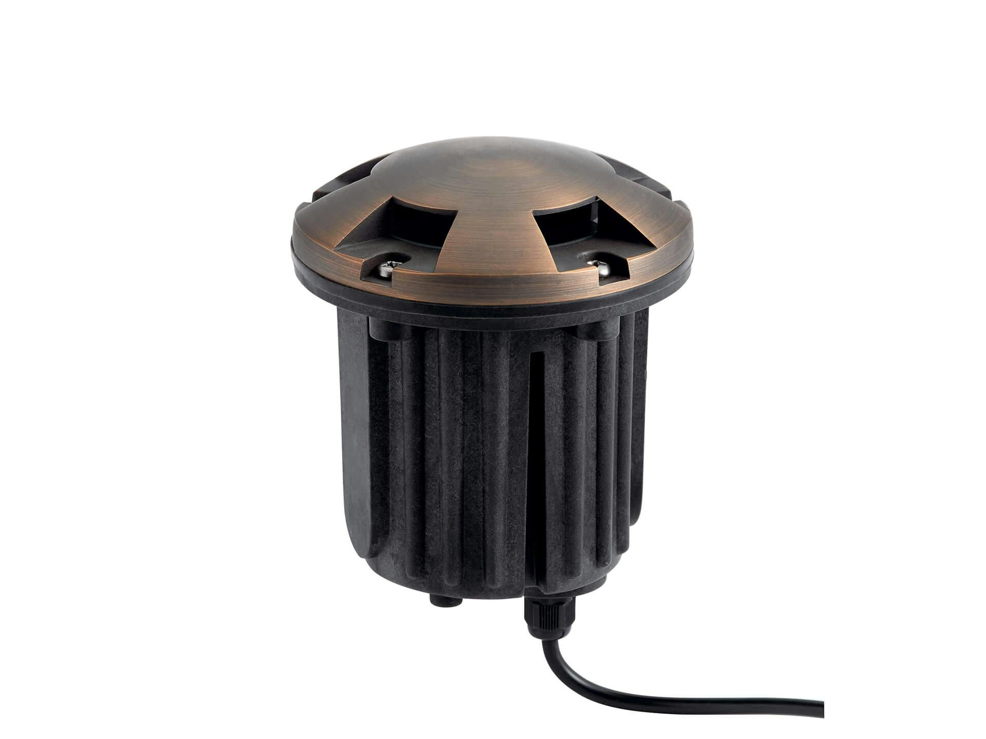 Product image of a 12V Brass Beacon In-Ground light