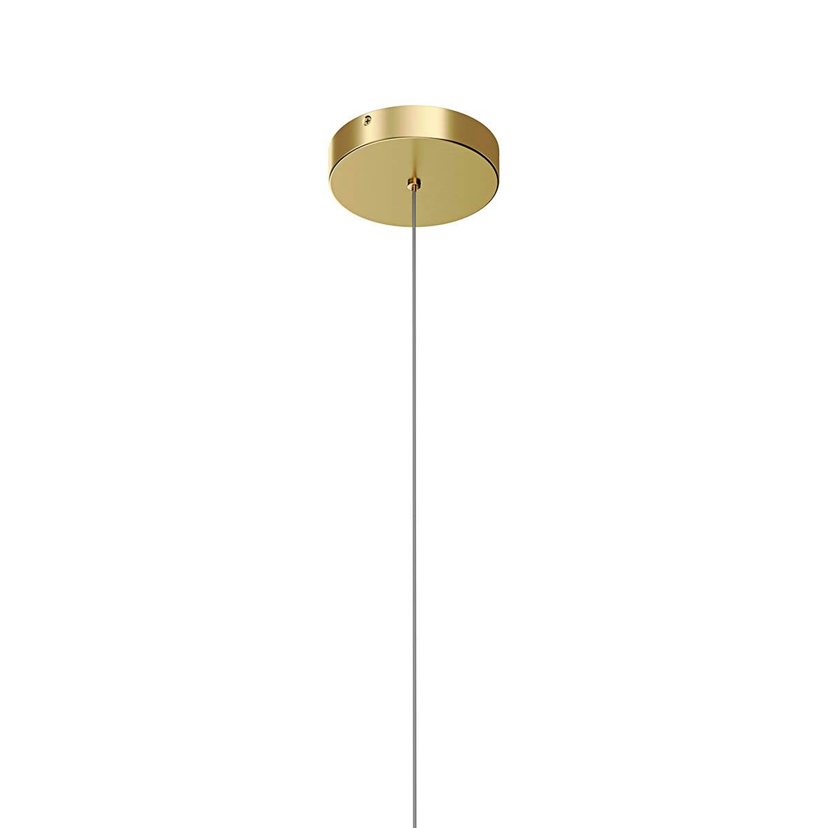 Keele 6" 1 Light LED Pendant Champagne Gold on a white background