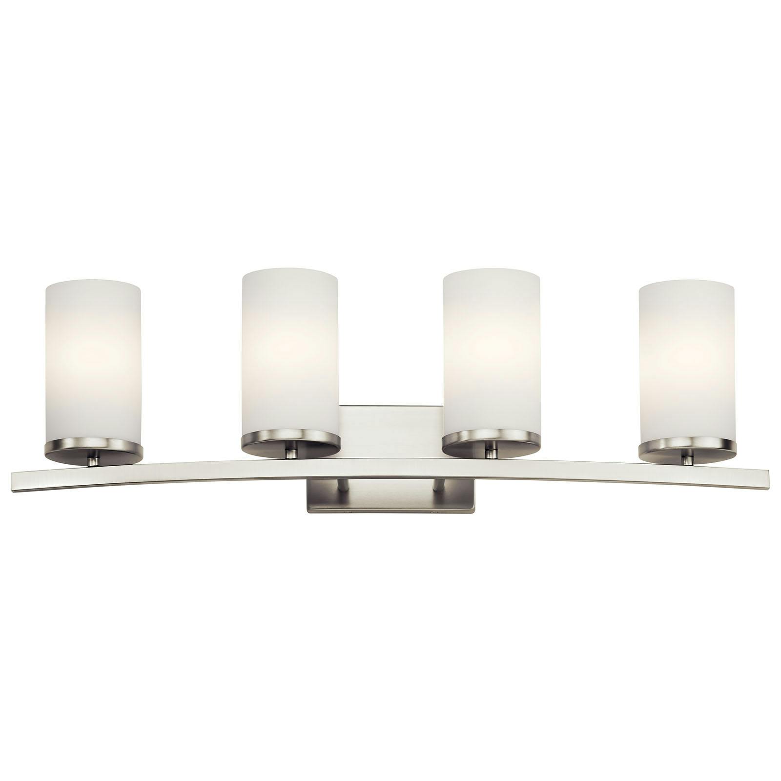 Crosby 31"  Vanity Light Brushed Nickel on a white background