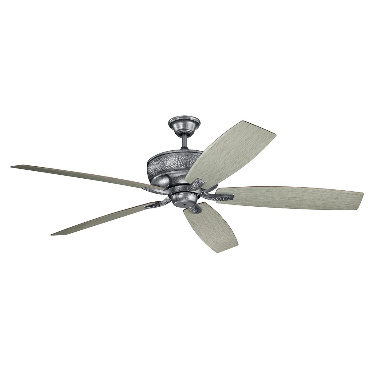 Monarch Patio 70" Fan in Weathered Steel on a white background