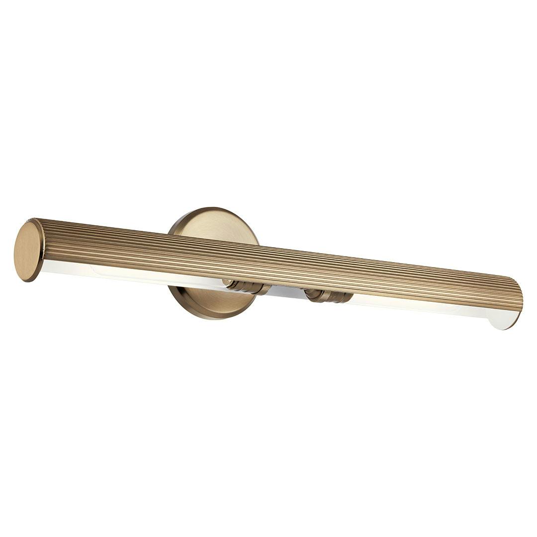 The Midi 24 Inch Picture Light in Champagne Bronze on a white background