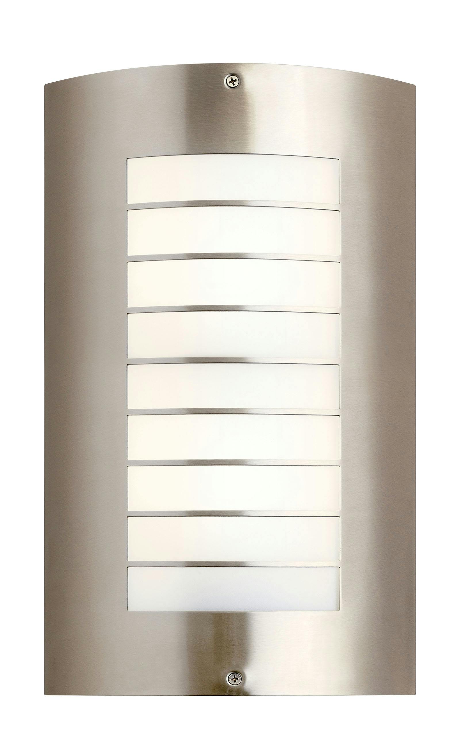 Newport 15.25" Wall Light in Nickel on a white background