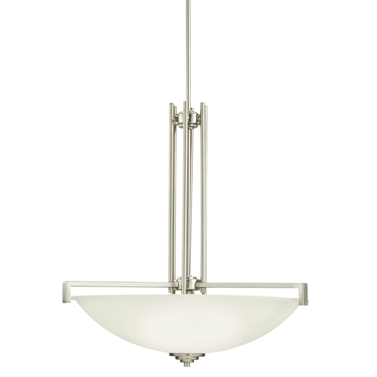 Eileen™ 4 Light Pendant Brushed Nickel on a white background