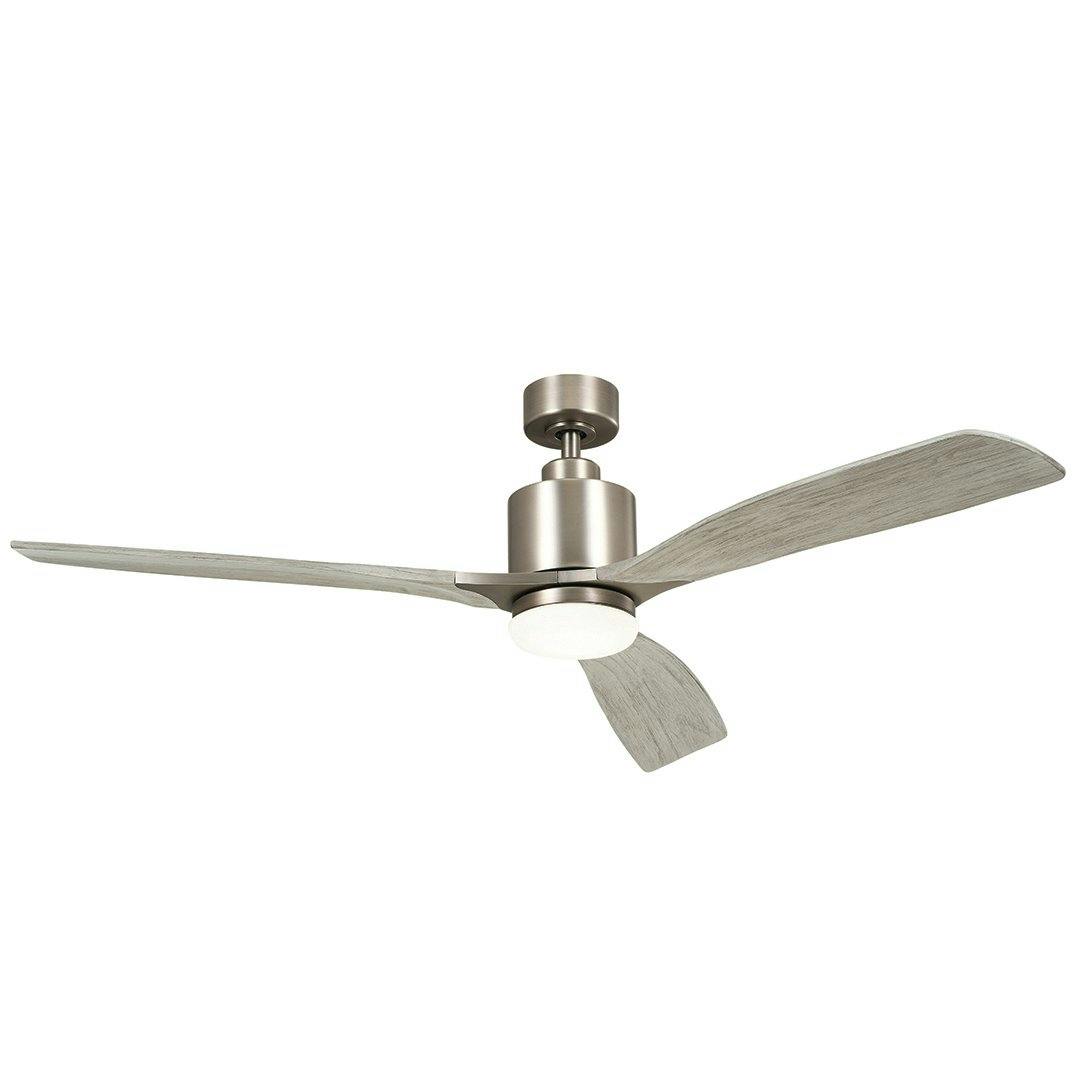 60" Ridley II Ceiling Fan Antique Pewter on a white background