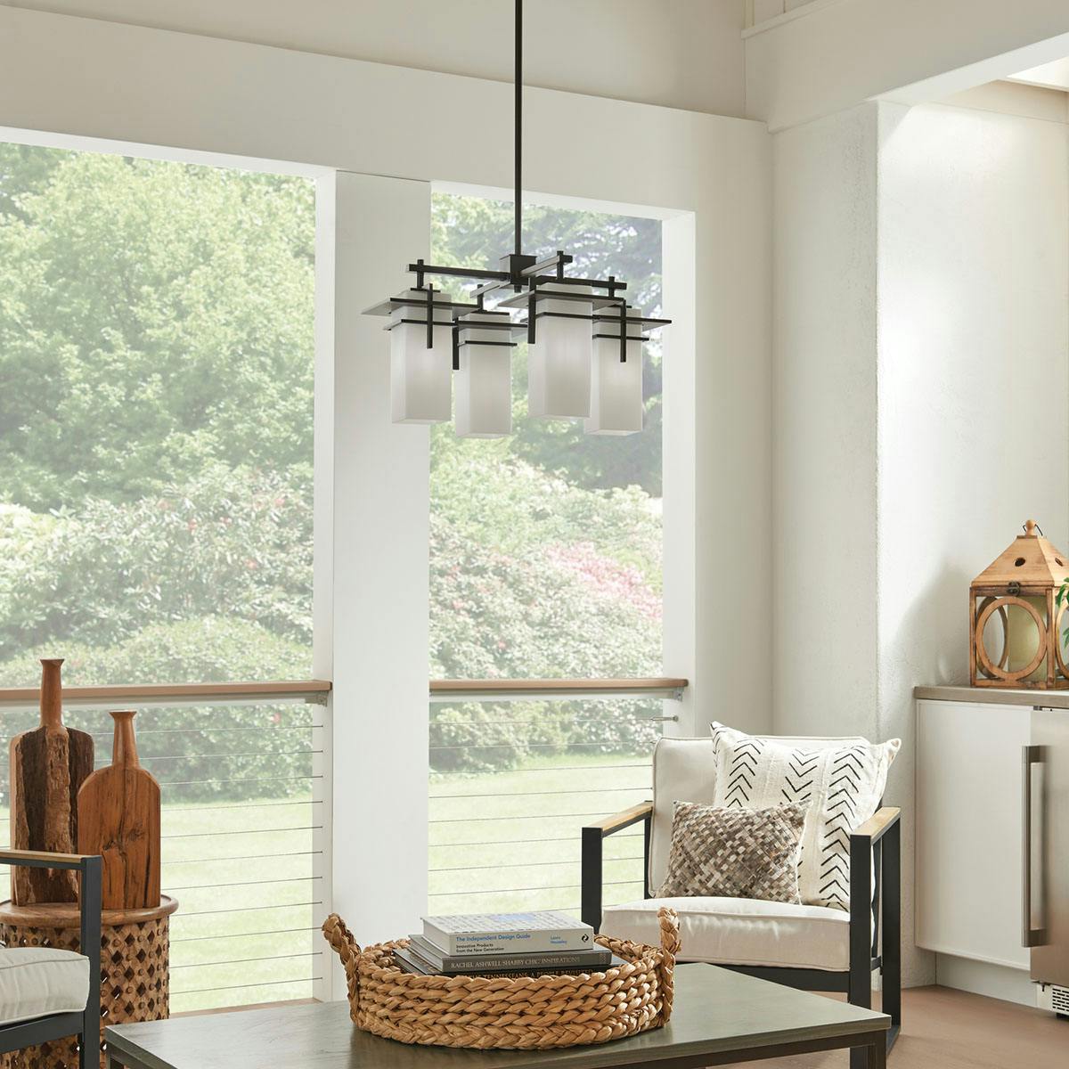Day time porch image featuring Caterham chandelier 49638OZ