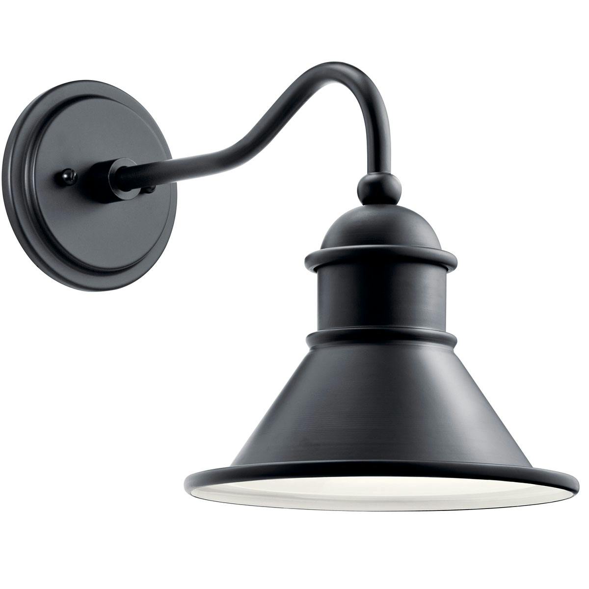 Northland 12" 1 Light Wall Light Black on a white background