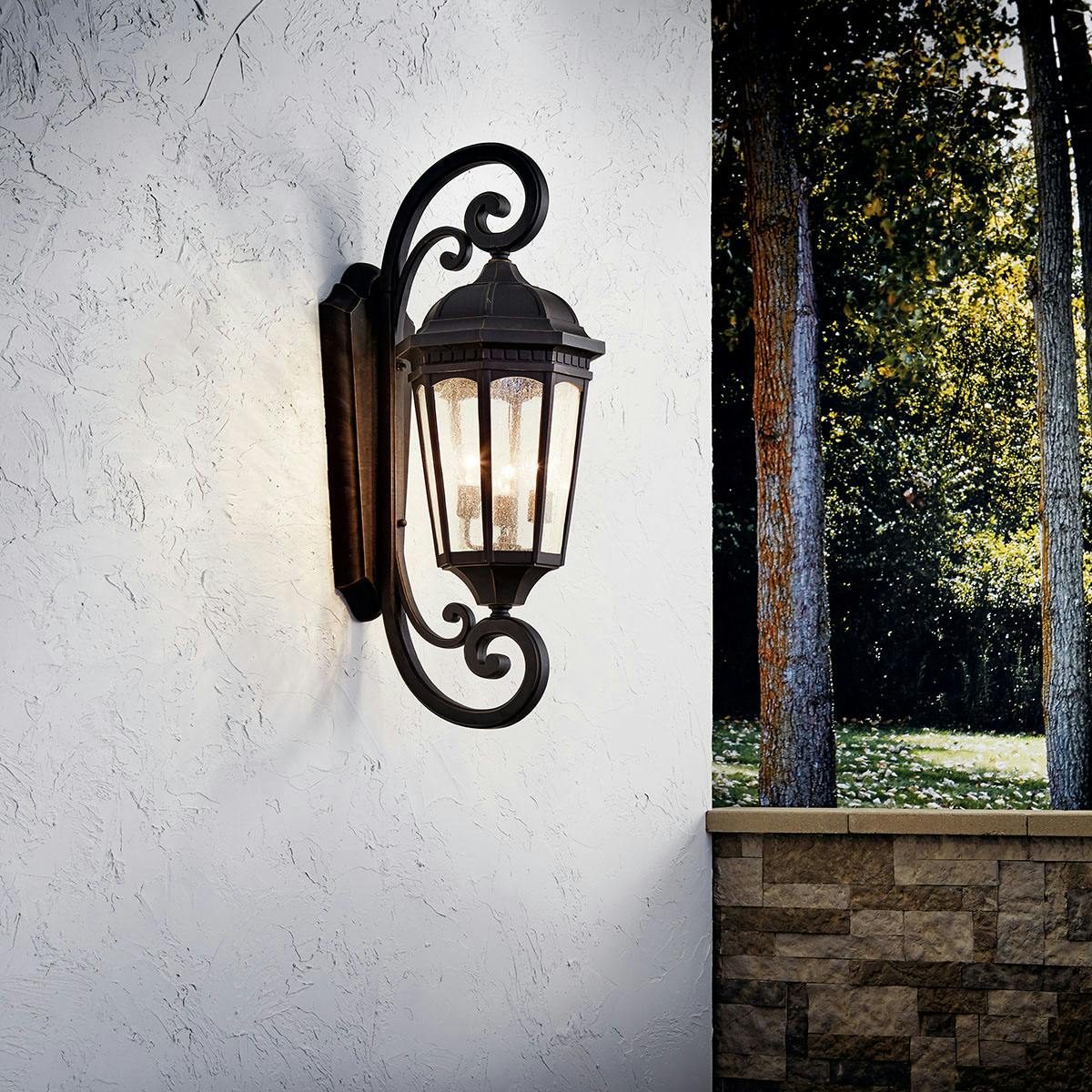 Day time Exterior image featuring Courtyard outdoor wall light 9060RZ