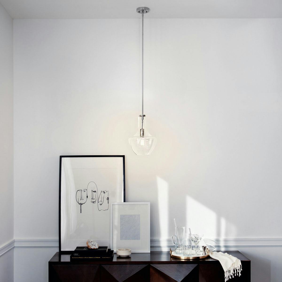 Day time Hallway image featuring Everly pendant 42141CHCLR