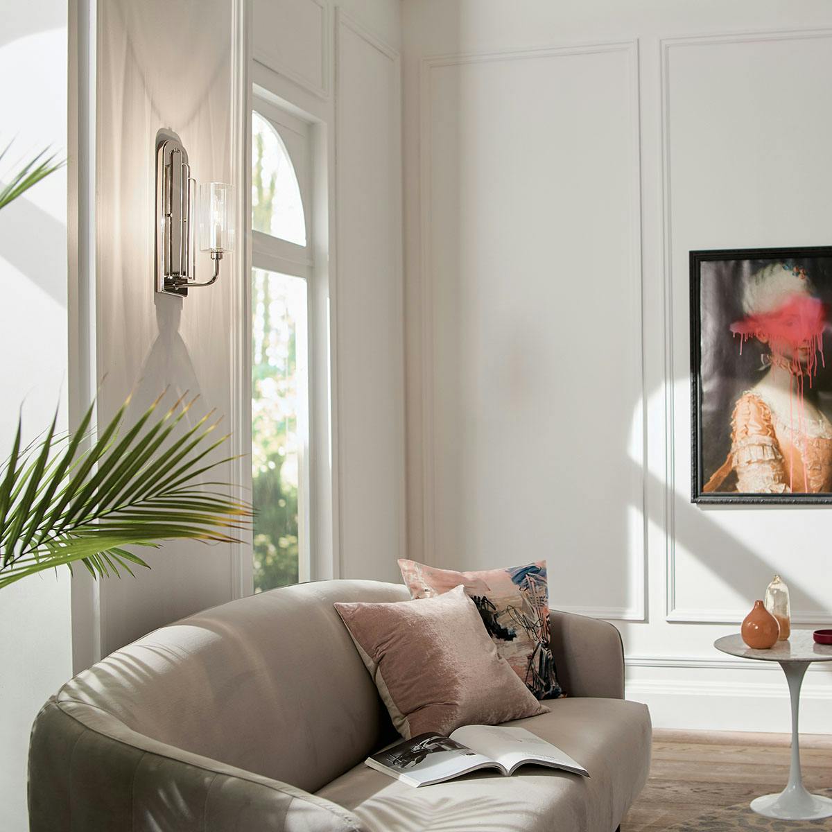 Day Living Room image featuring Kimrose wall sconce 52415PN