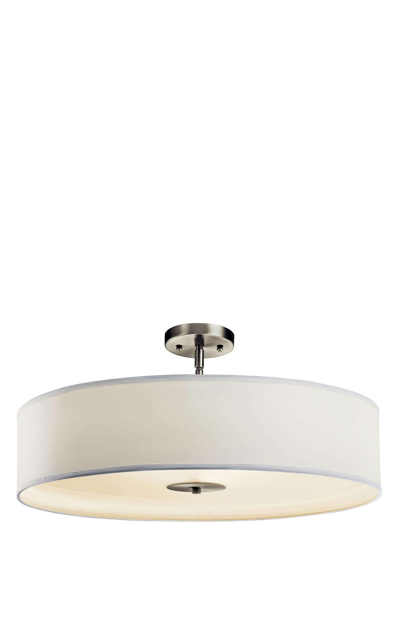 Product image of the 42122NI shown hung as a semi flush