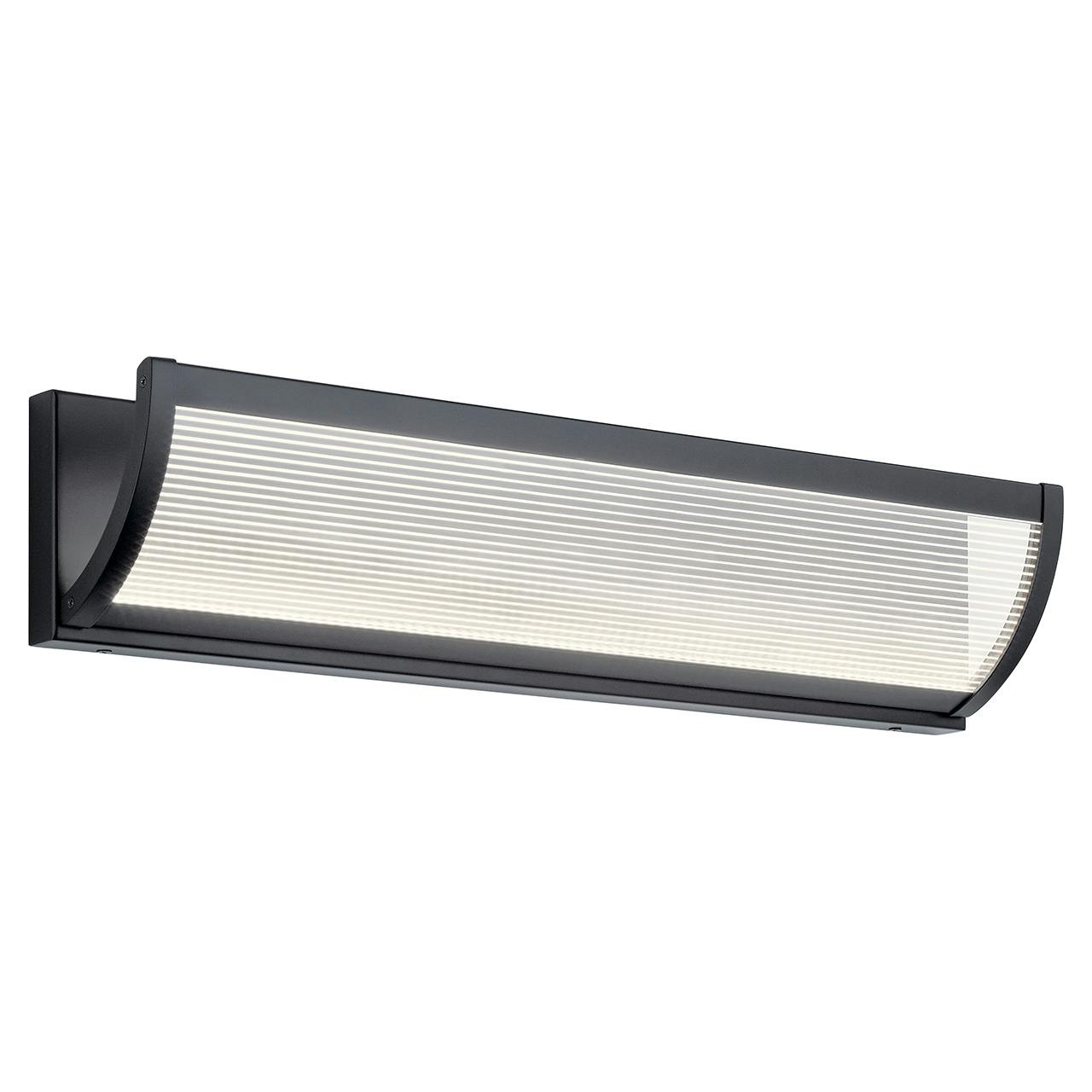Roone LED 24" Linear Vanity Light Black on a white background