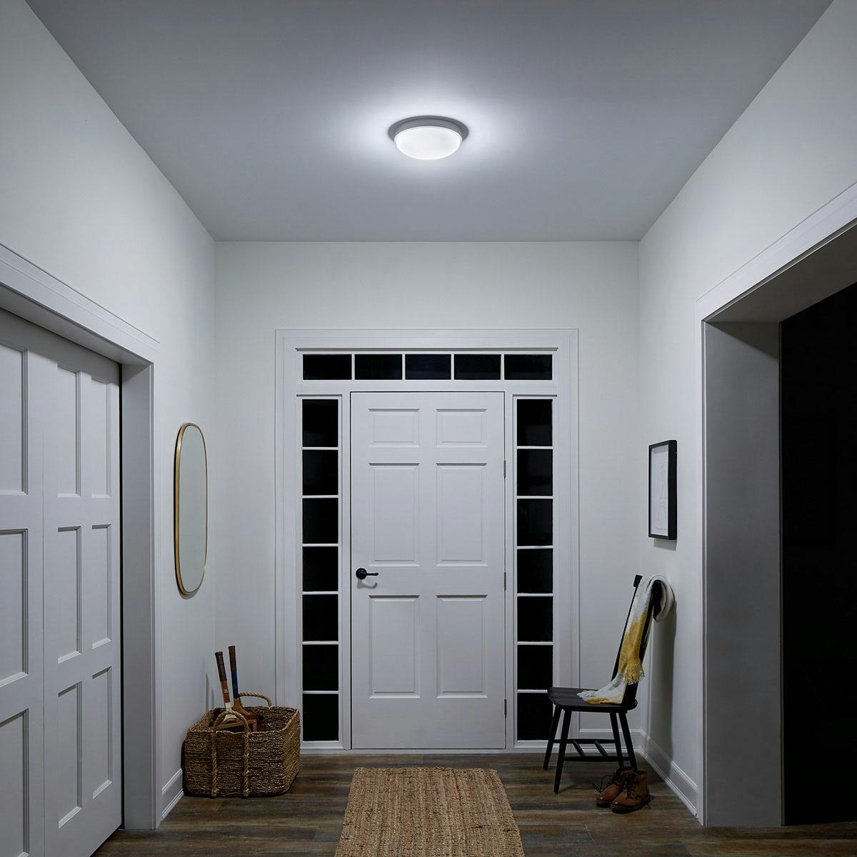 Night time hallway featuring 10763NILED