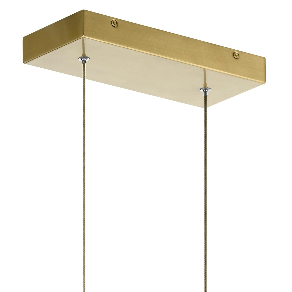 Canopy for the Arabella 3000K 5 Light Chandelier Gold on a white background