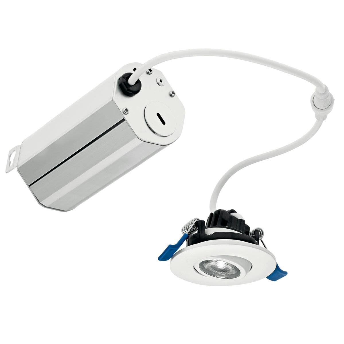 Direct To Ceiling Mini Gimble Gimbal Direct to Ceiling Light DLMG02R2790WHT