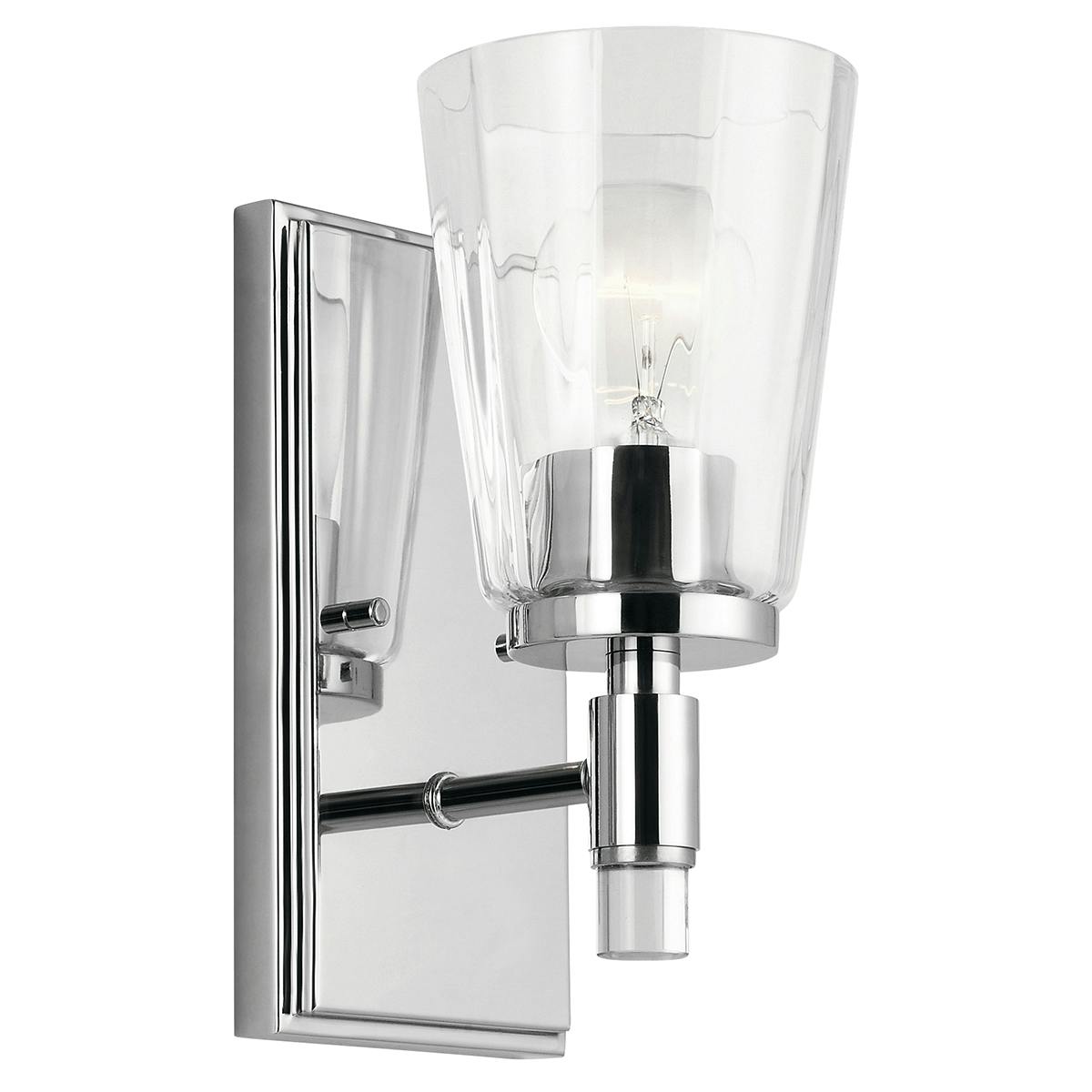 Audrea™ 1 Light Wall Sconce Chrome on a white background