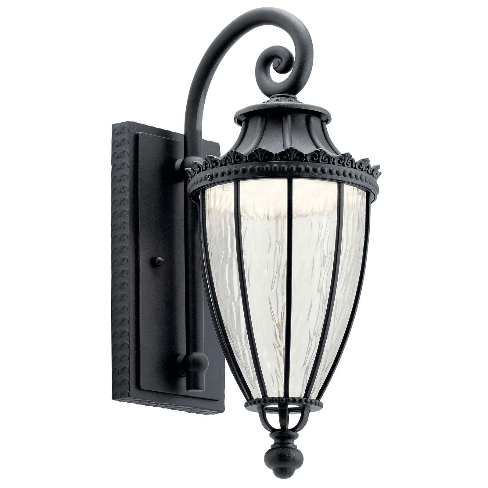 Wakefield 17.75" LED Wall Light Black on a white background