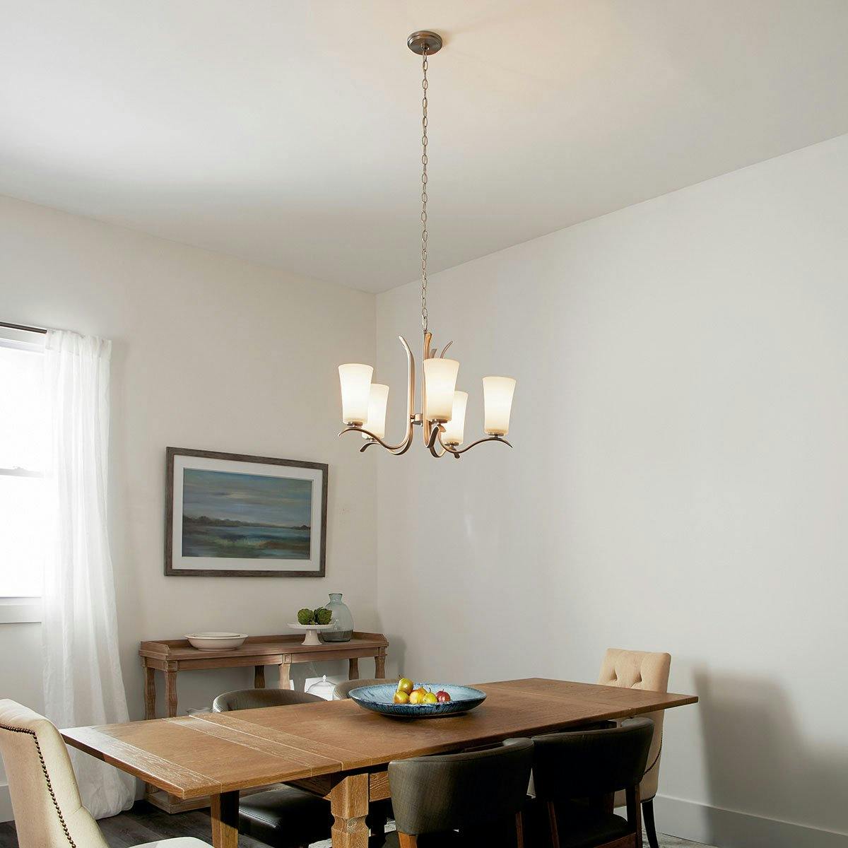 Day time dining room image featuring Armida chandelier 43074NI
