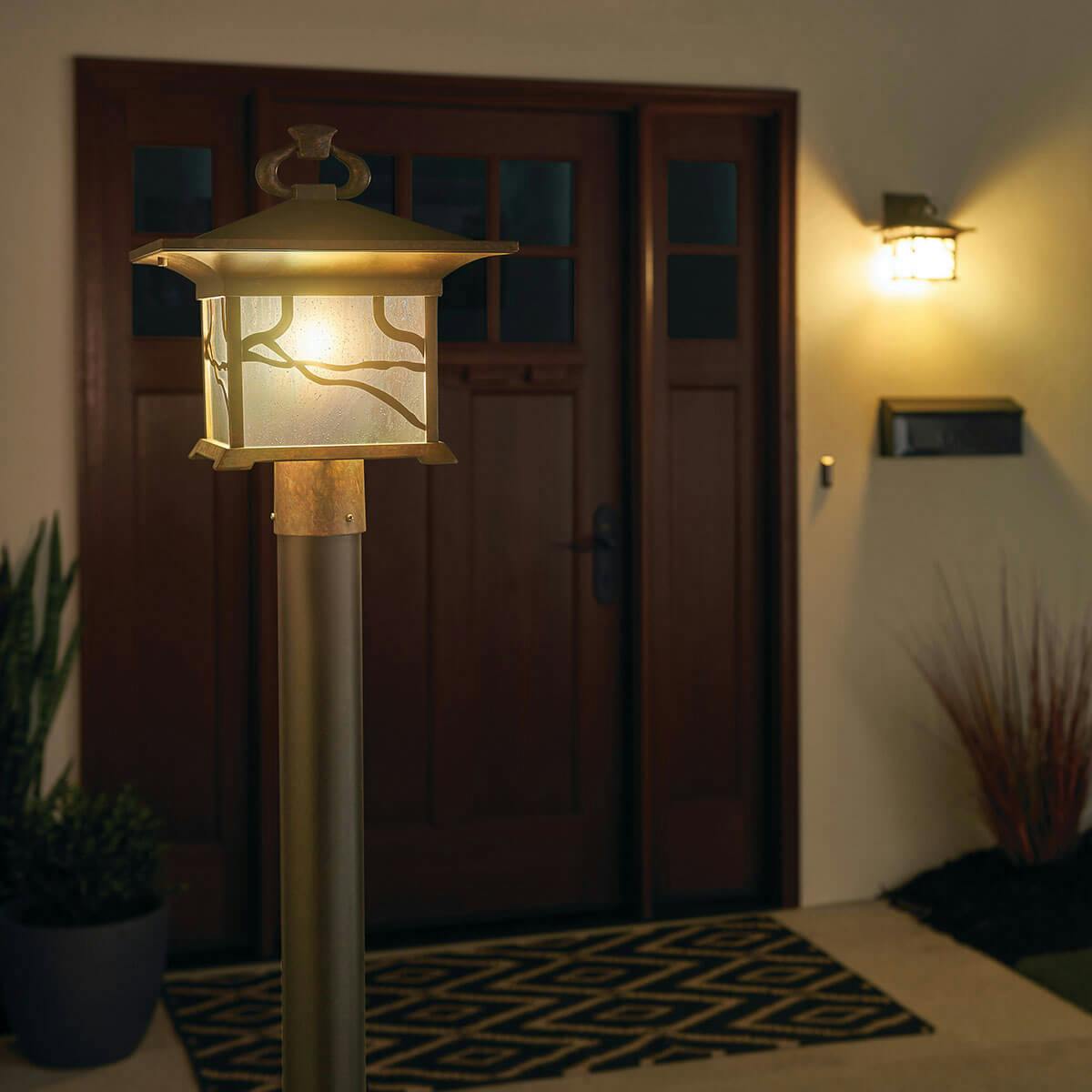 Night time outdoor entryway featuring Morris 9929DCO