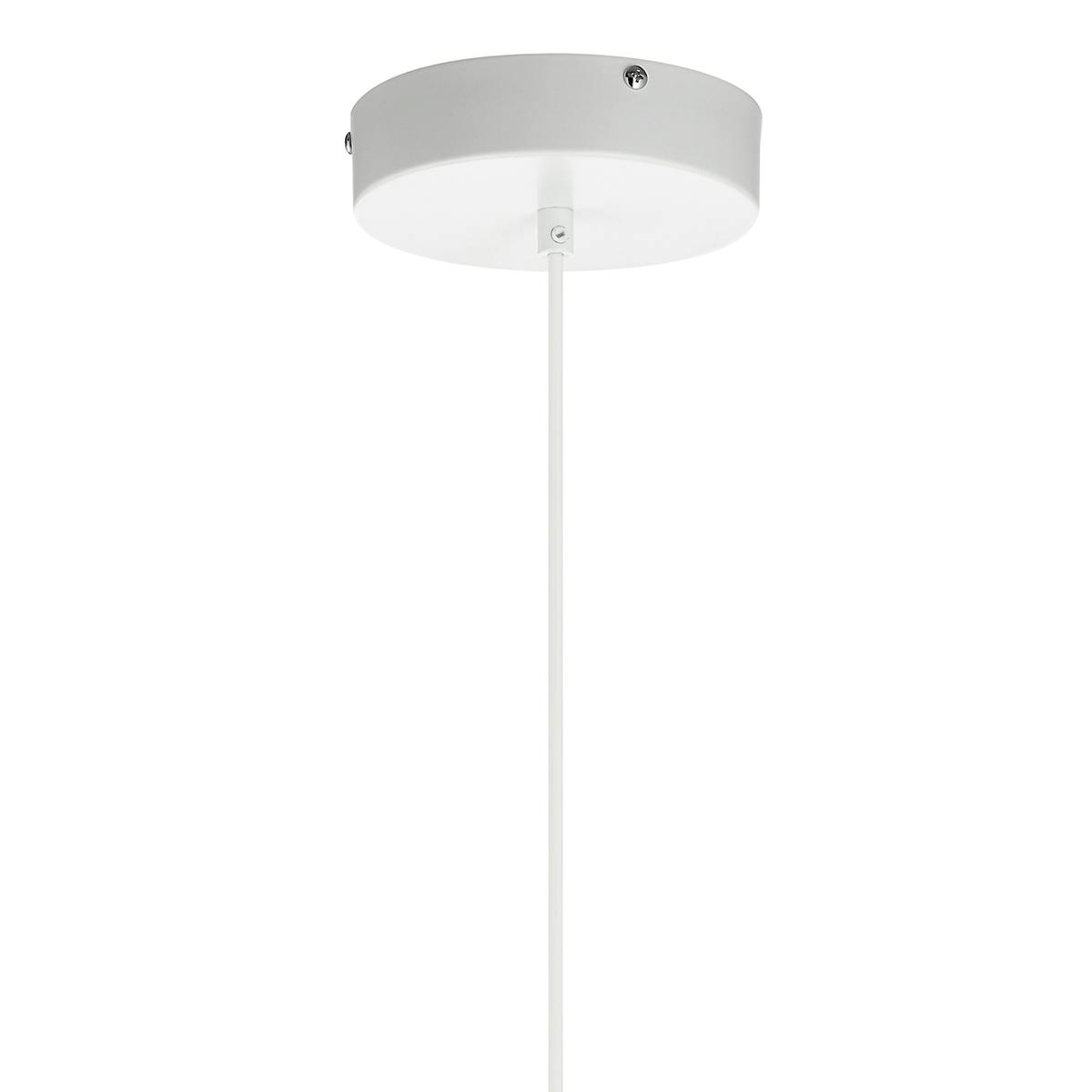 Canopy for the Kordan 3000K LED 1 Light Pendant White on a white background