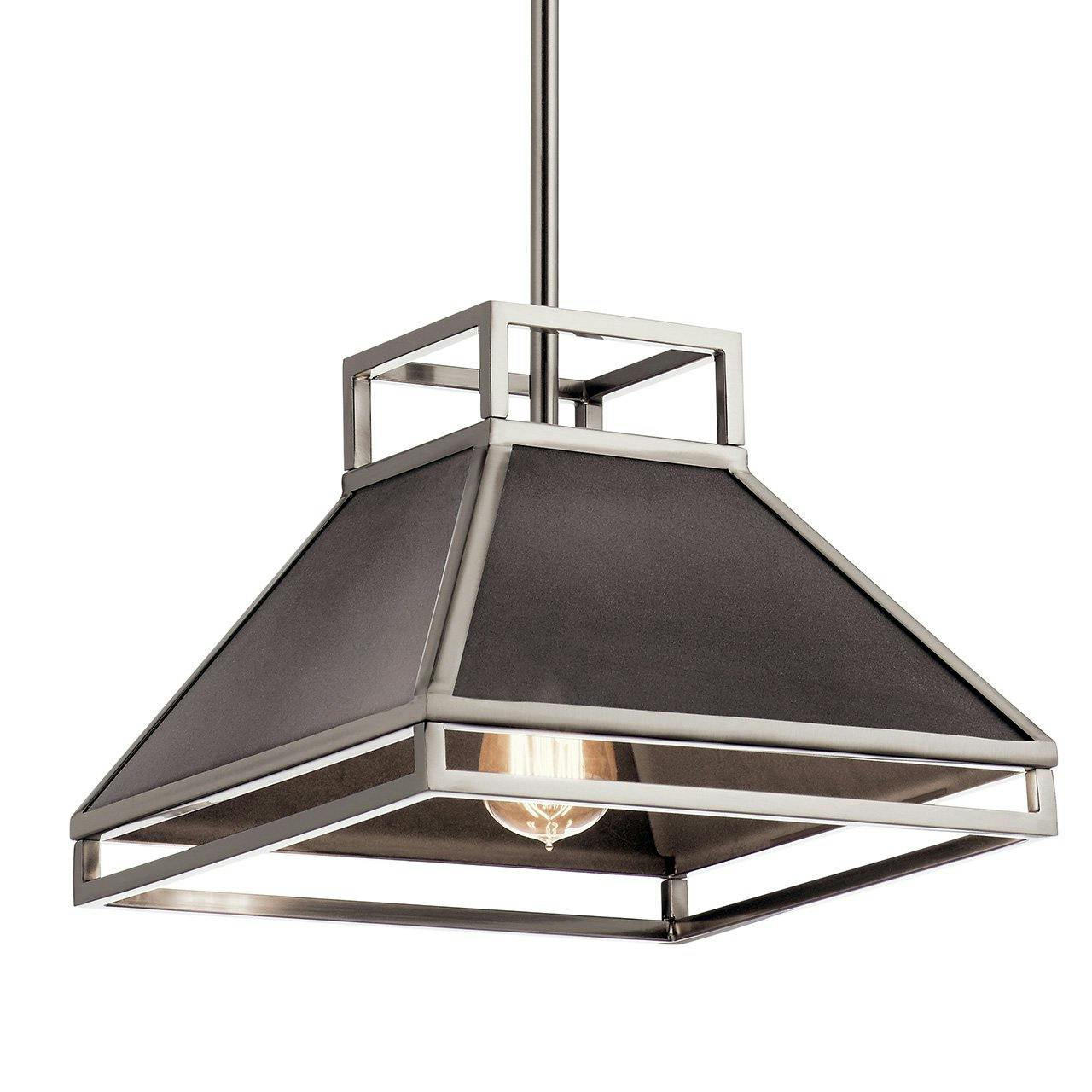 Grendel™ 1 Light Pendant Classic Pewter without the canopy on a white background