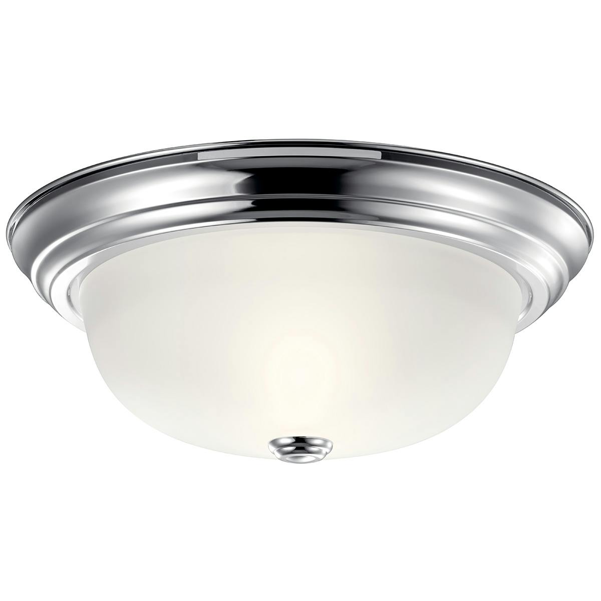 Ceiling Space 13.25" Flush Mount Chrome on a white background