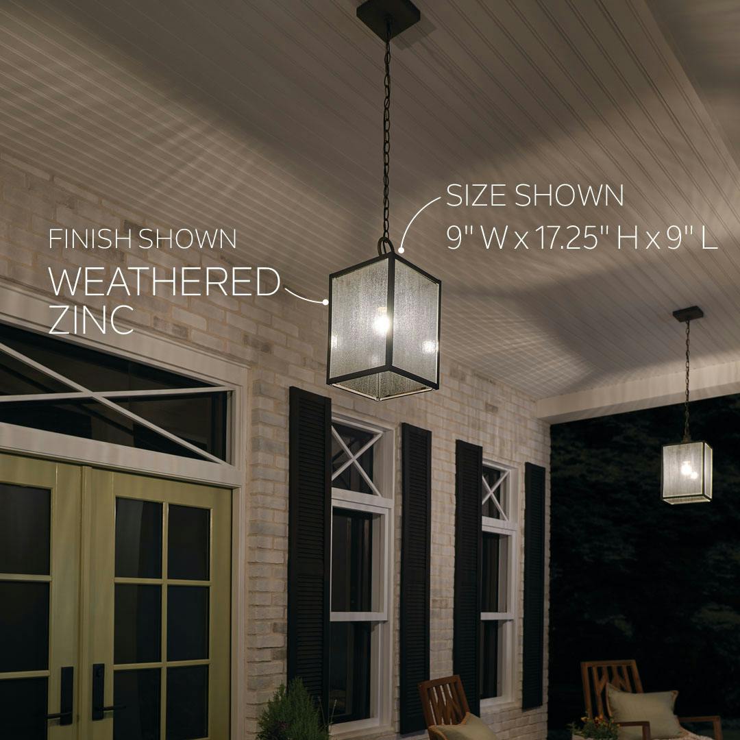 Day time porch image featuring Lahden pendant 59008WZC