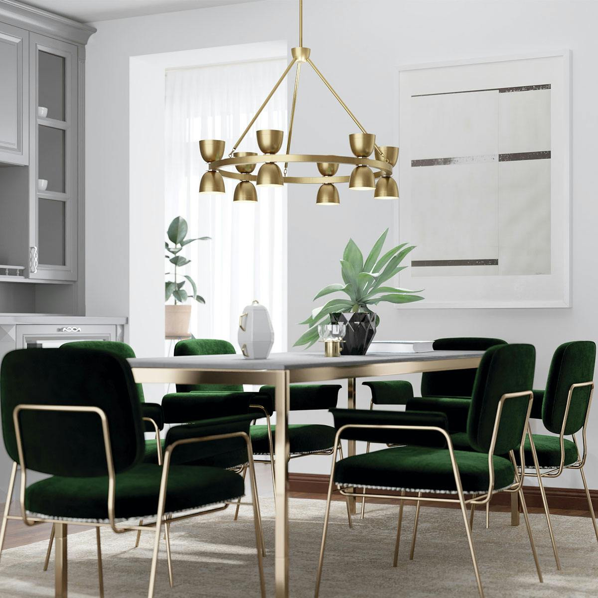 Day time dining room image featuring Baland 52418BNB