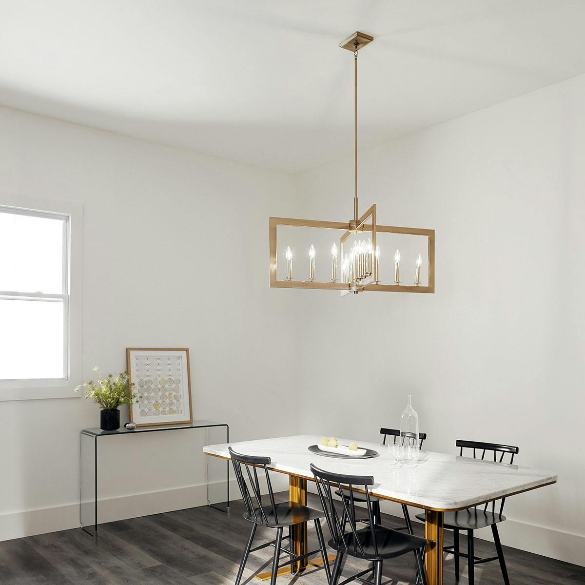 Day time dining room image featuring Cullen chandelier 43901CLP