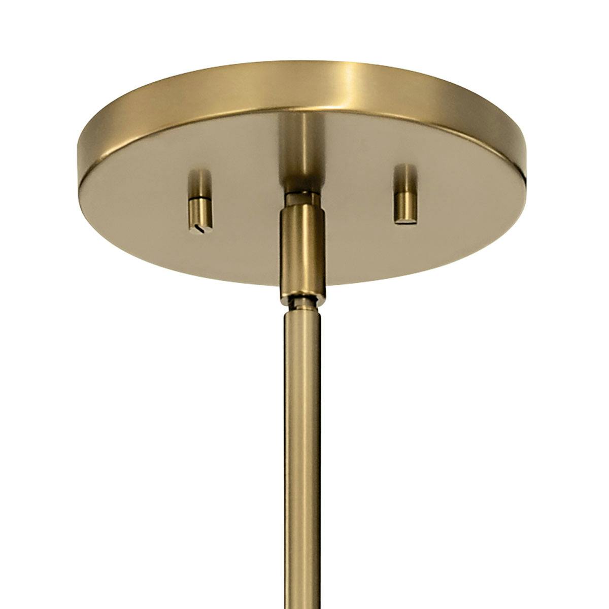 Canopy for the Tolani 6 Light Chandelier Brass on a white background