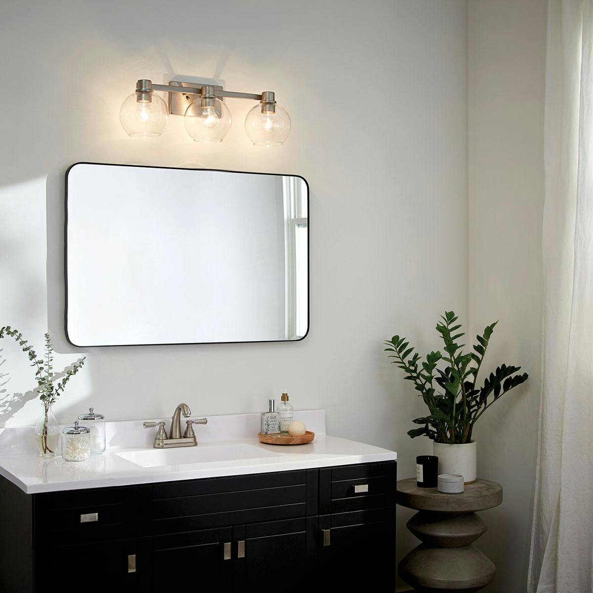 Day time Bathroom featuring Harmony vanity light 45894NI