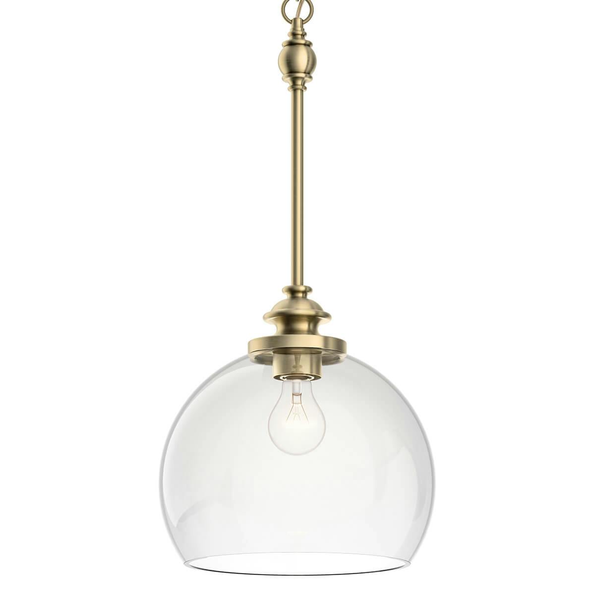 Lecelles 11" 1 Light Pendant Classic Bronze on a white background