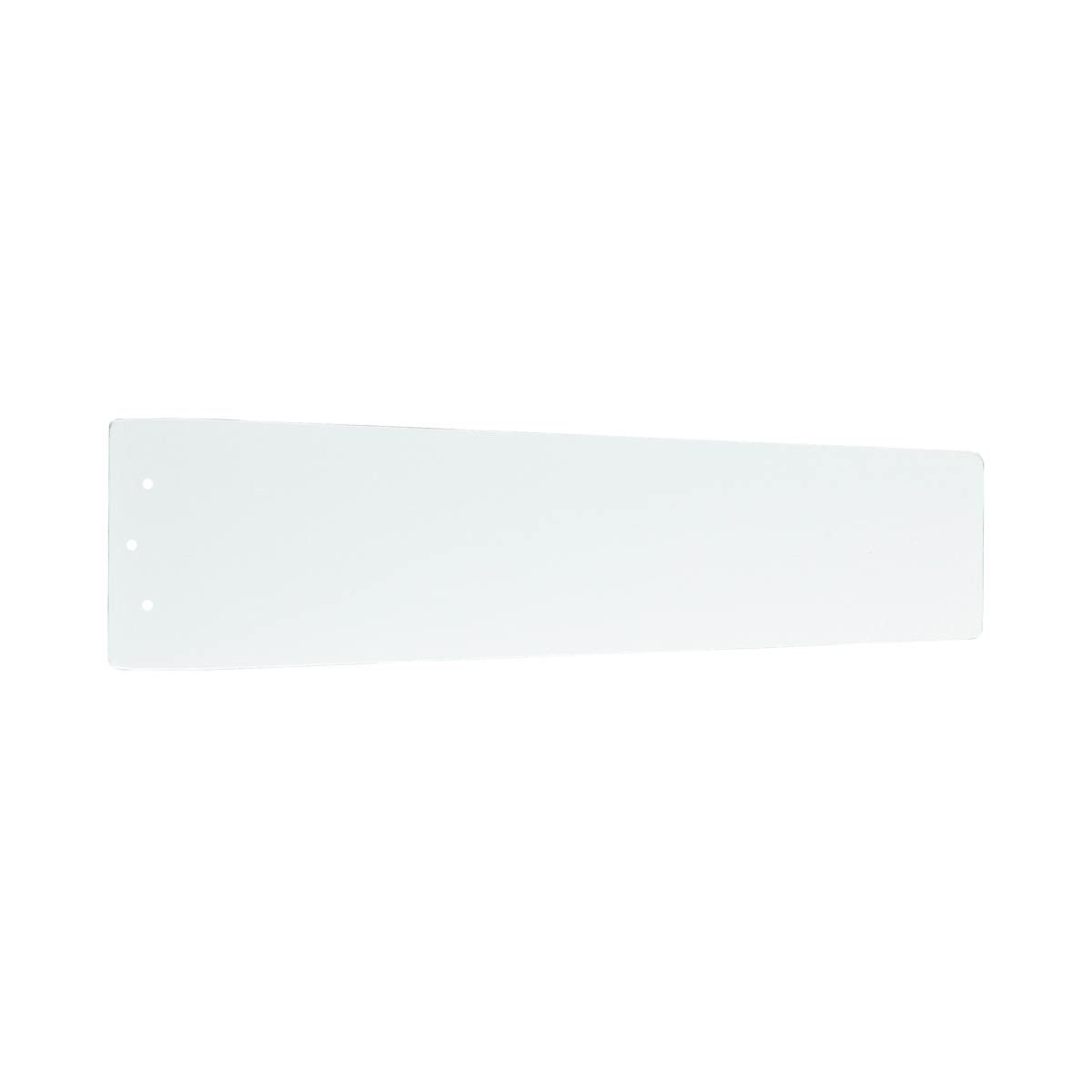 Arkwright™ 38" Wood Blade White and Silver on a white background