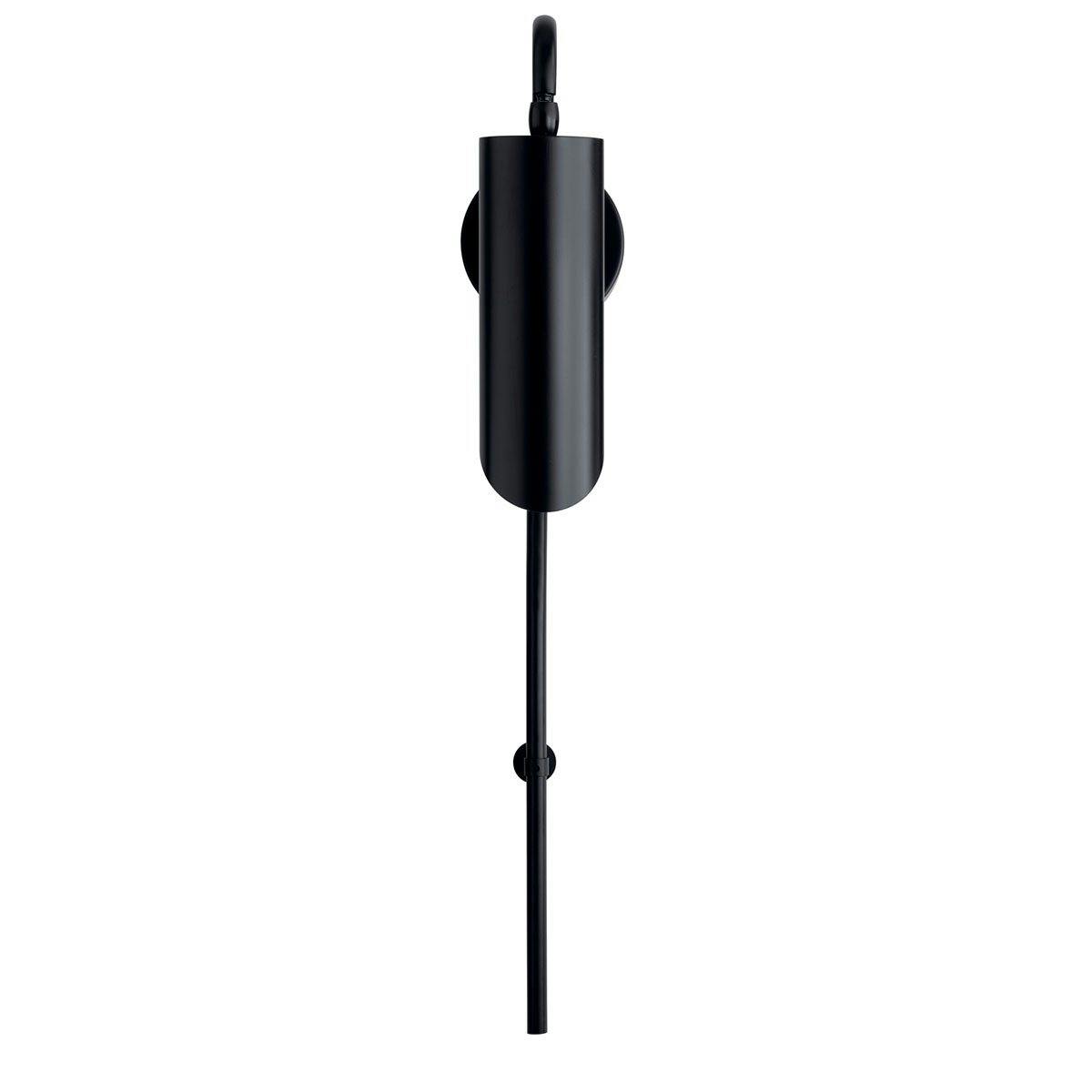 Front view of the Trentino™  1 Light Wall Sconce Black

 on a white background