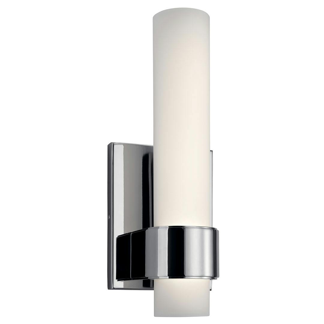 Izza™ LED Wall Sconce in Chrome on a white background