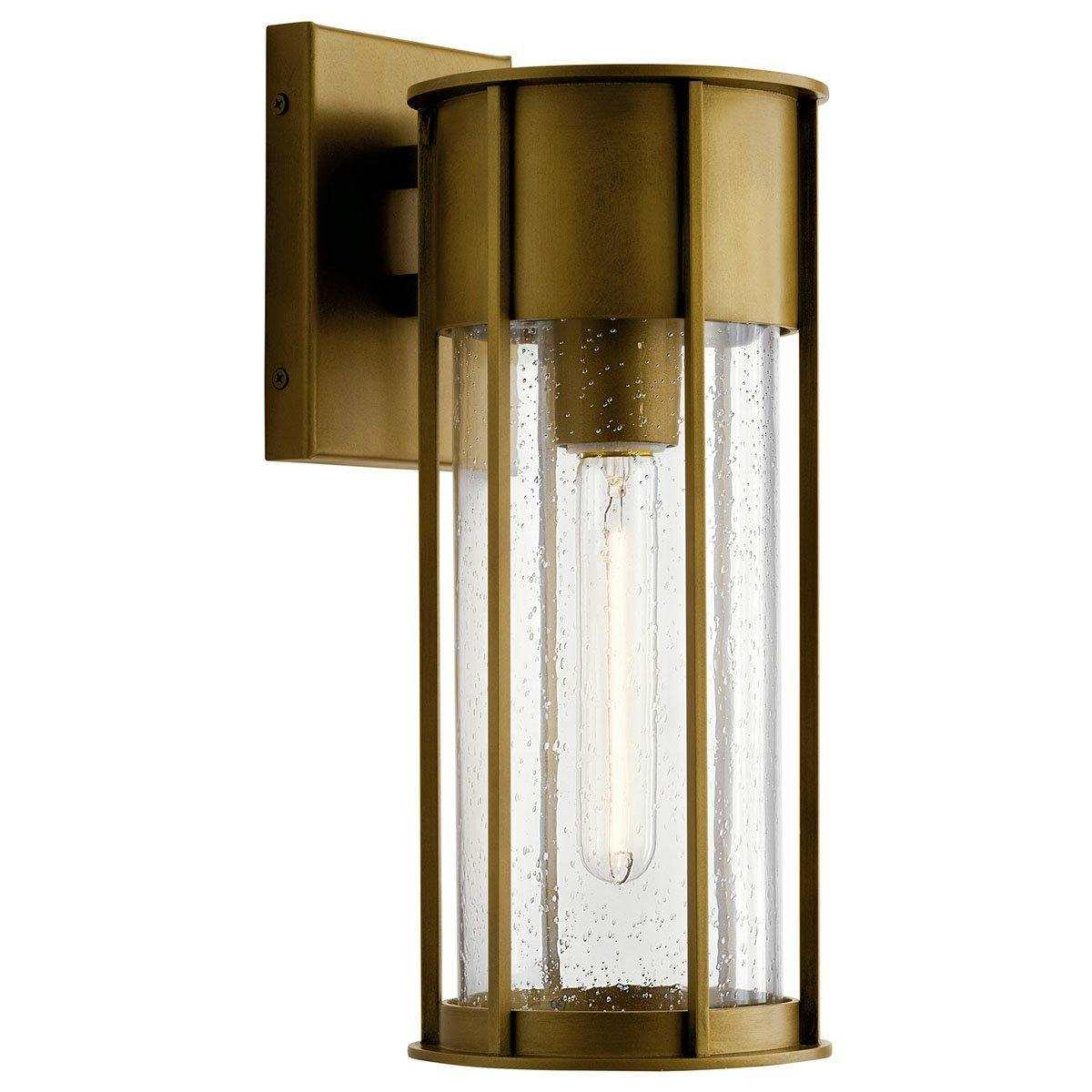 Camillo 15" 1 Light Wall Light Brass on a white background