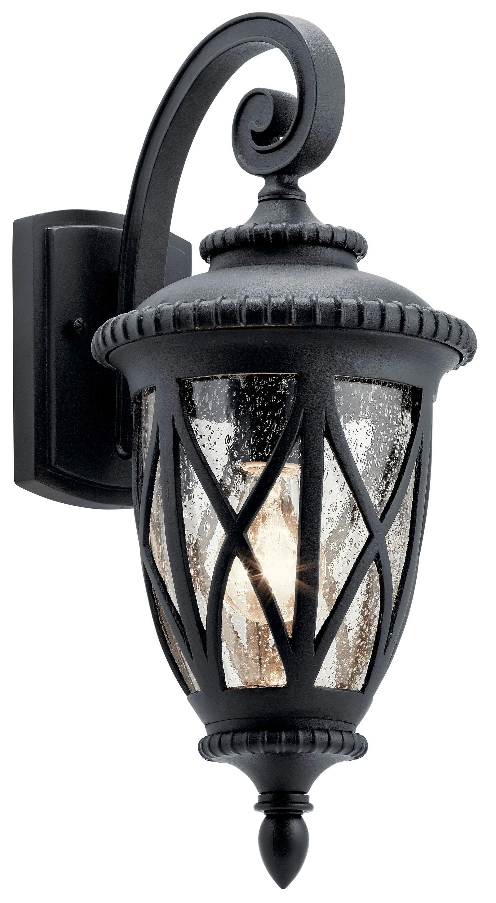 Admirals Cove 18.75" Wall Light Black on a white background